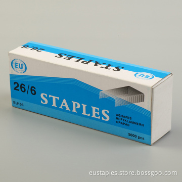 Stainless Steel 26/6 Office Blister Packing Staples